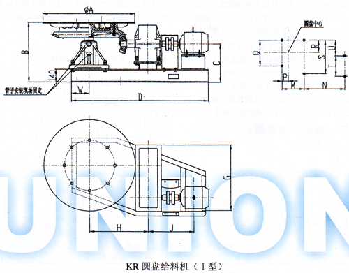 KR座式圓盤給料機(jī)結(jié)構(gòu)圖